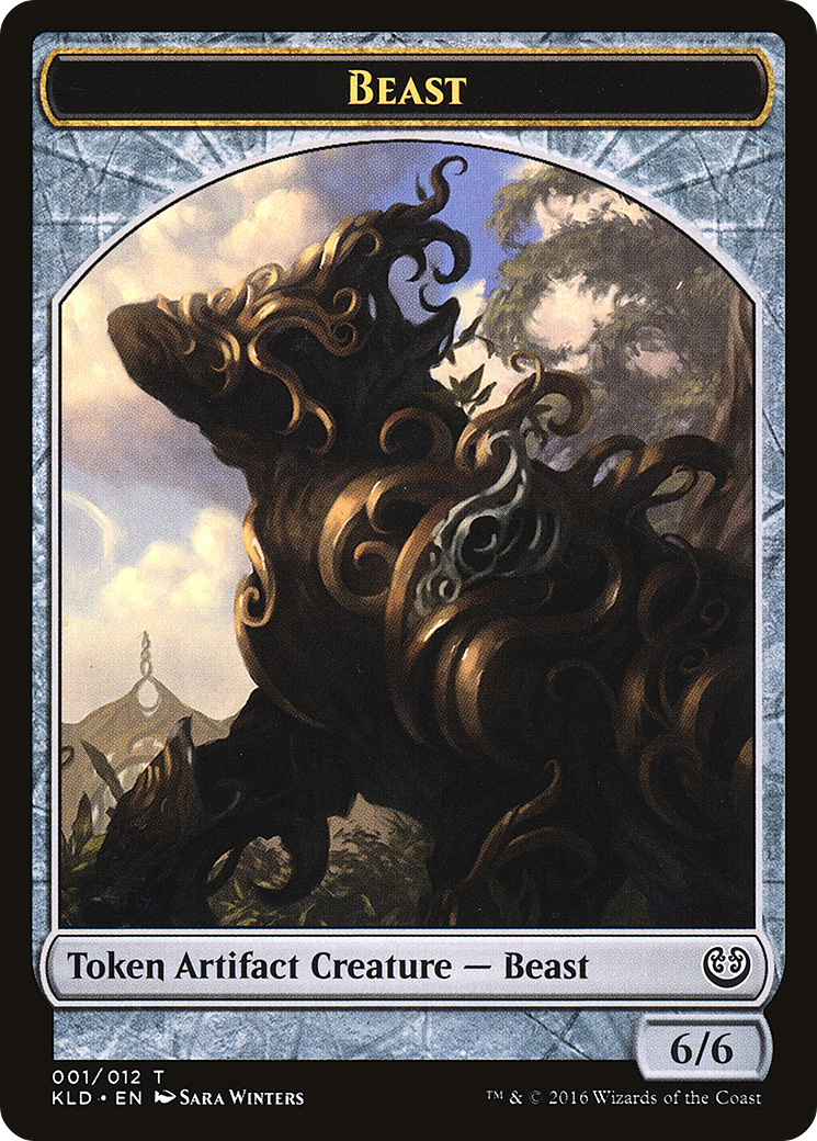 Beast Token (KLD-001) [Kaladesh Tokens]