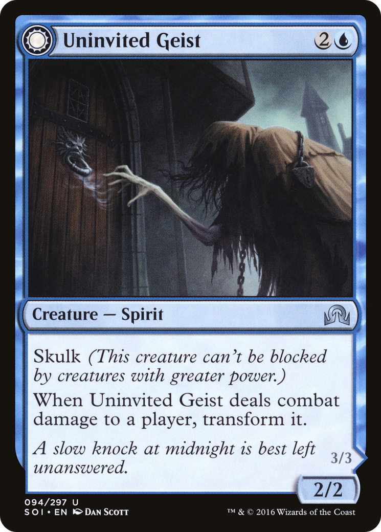 Uninvited Geist (SOI-094) [Shadows over Innistrad]