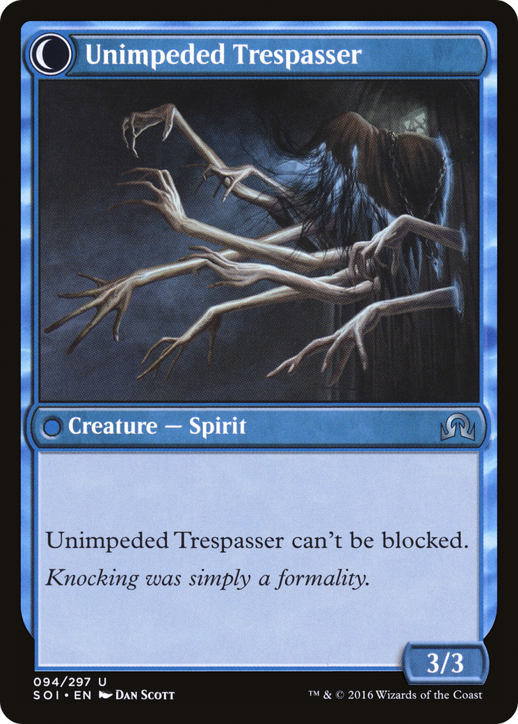 Uninvited Geist (SOI-094) [Shadows over Innistrad]