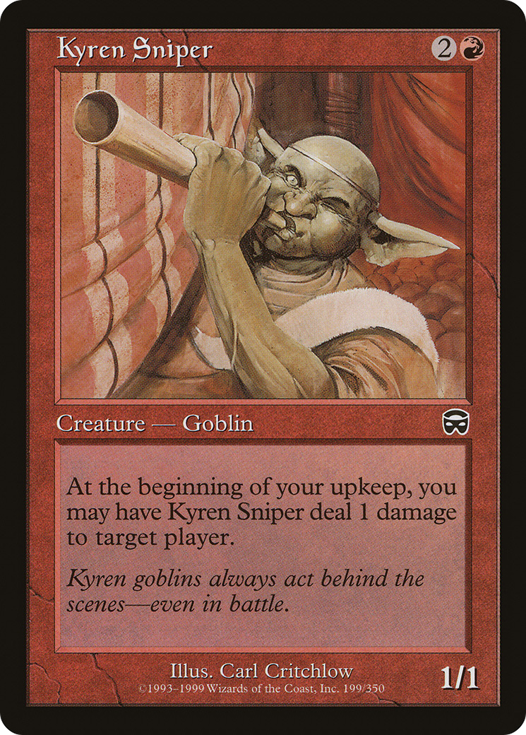 Kyren Sniper (MMQ-199) [Mercadian Masques] Foil