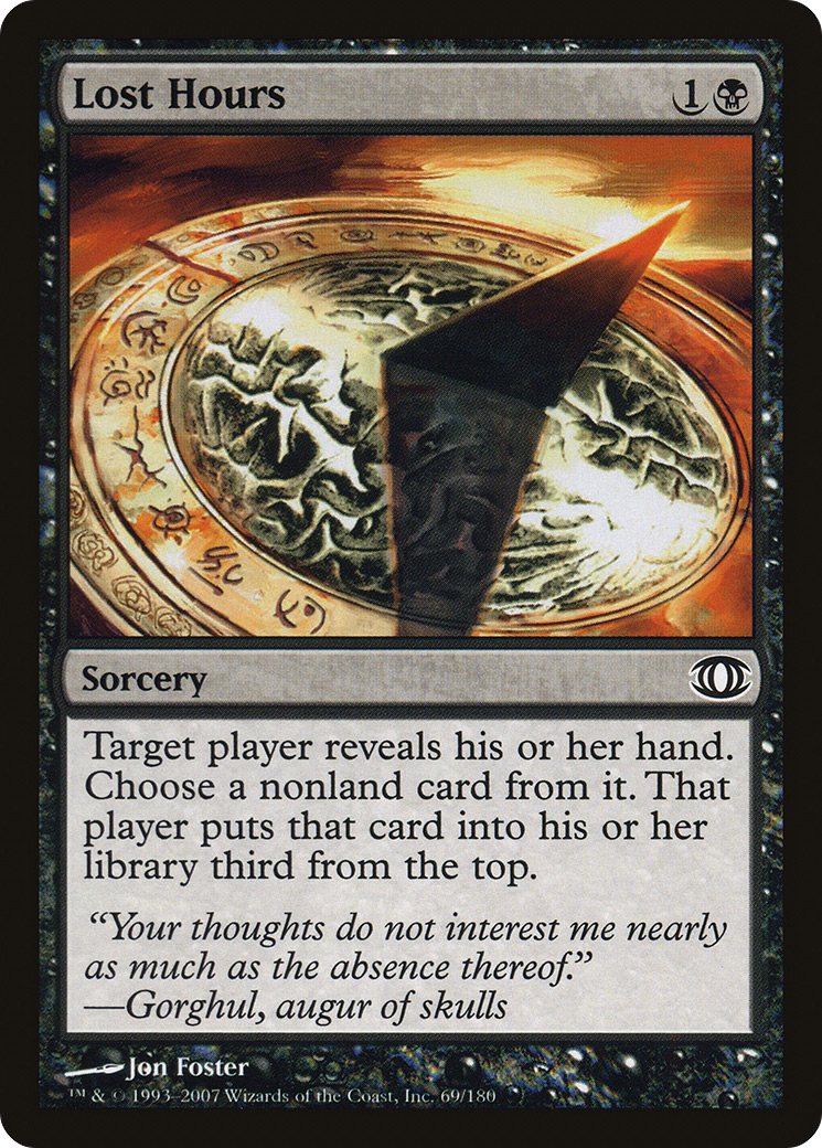 Lost Hours (FUT-069) [Future Sight] Foil