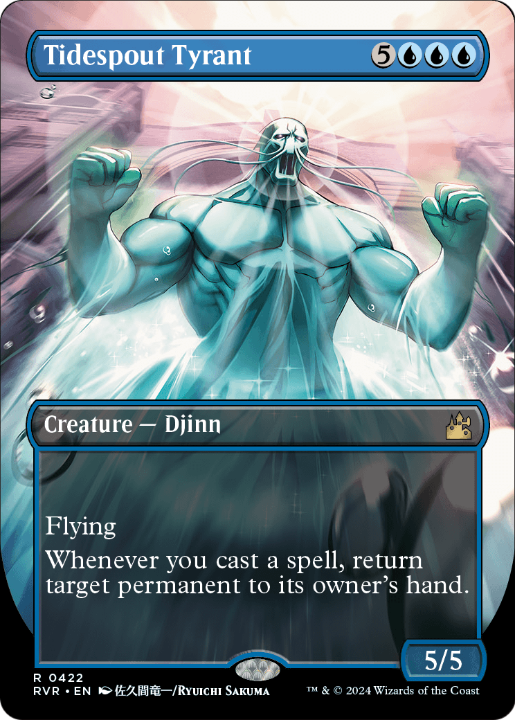Tidespout Tyrant (Anime Borderless) (RVR-422) [Ravnica Remastered] Foil
