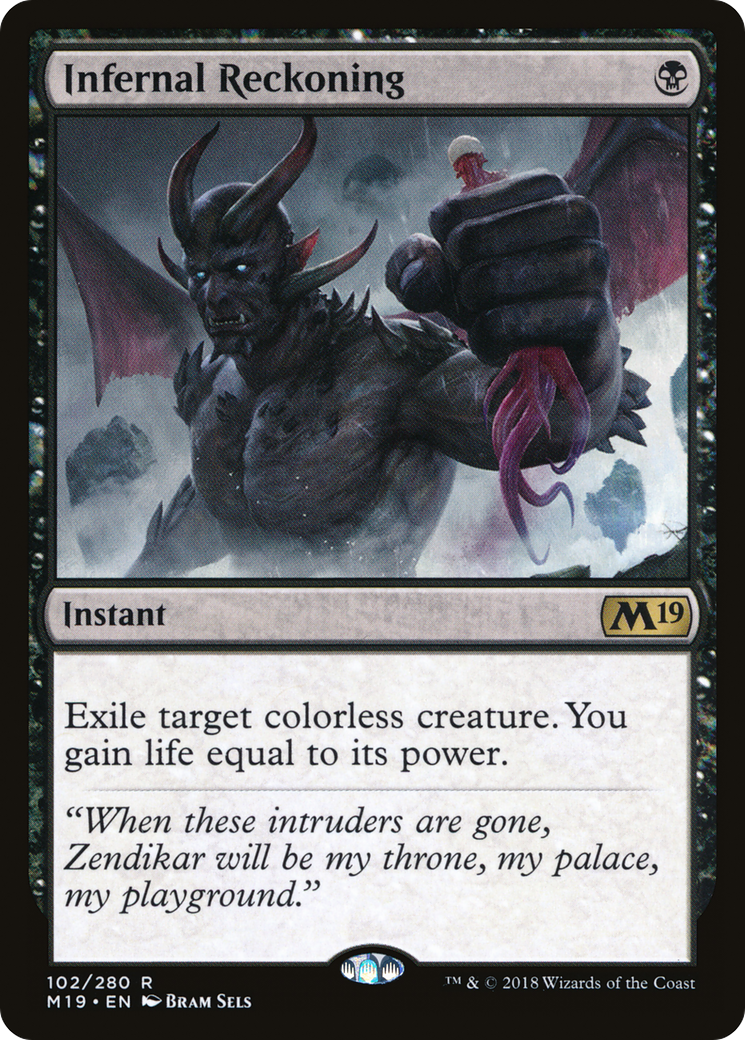 Infernal Reckoning (M19-102) [Core Set 2019] Foil