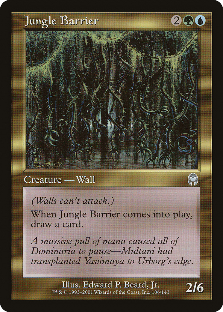 Jungle Barrier (APC-106) [Apocalypse] Foil