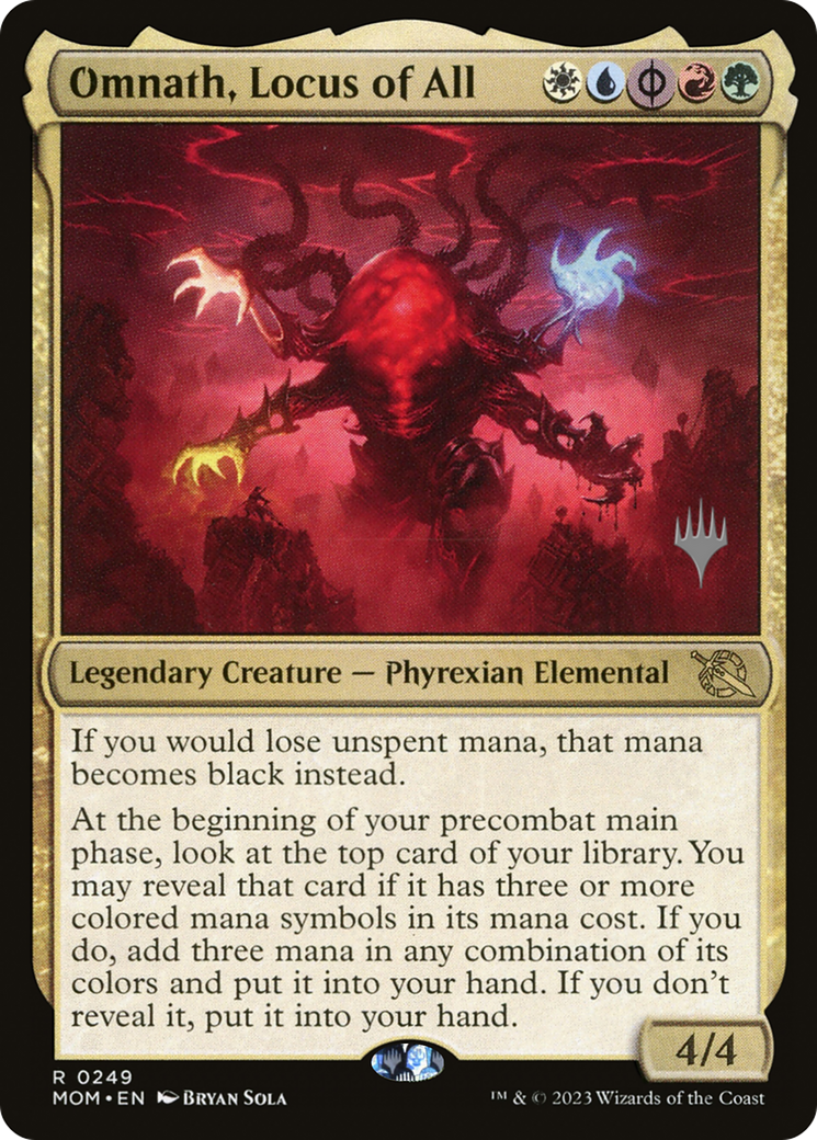 Omnath, Locus of All (PPMOM-249) [Promo Pack: March of the Machine Promos]