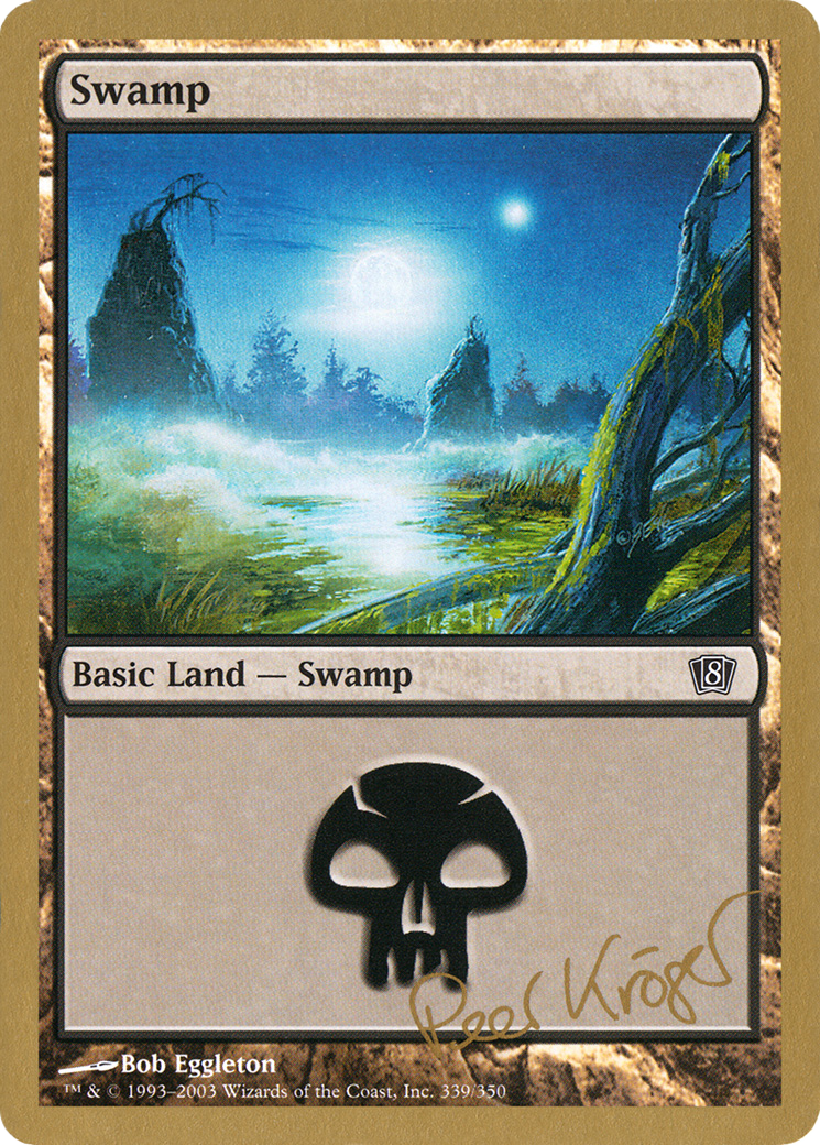 Swamp (339) - 2003 Peer Kroger (8ED) [World Championship Decks 2003]