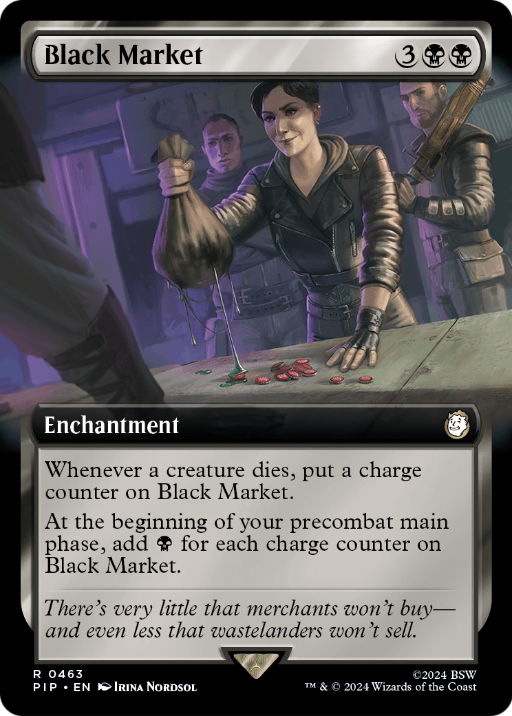 Black Market (Extended Art) (PIP-463) [Fallout] Foil
