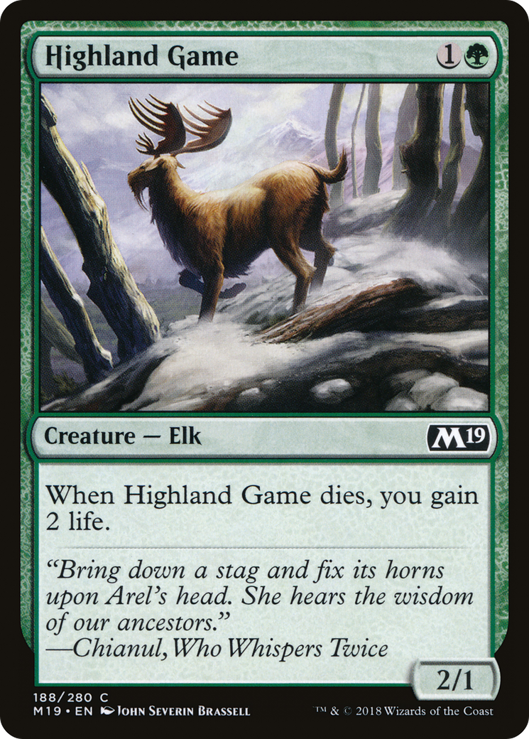 Highland Game (M19-188) [Core Set 2019] Foil