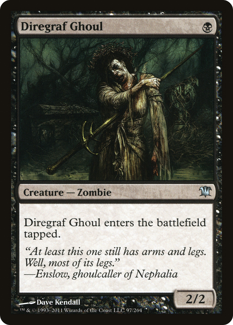 Diregraf Ghoul (ISD-097) [Innistrad] Foil