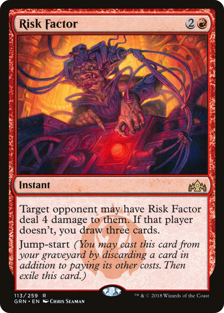 Risk Factor (GRN-113) [Guilds of Ravnica] Foil