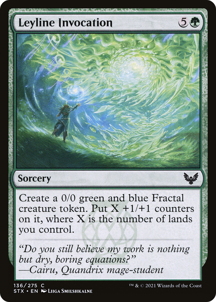 Leyline Invocation (STX-136) [Strixhaven: School of Mages] Foil