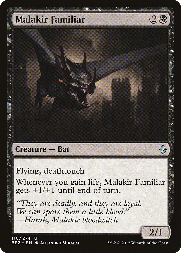 Malakir Familiar (BFZ-116) [Battle for Zendikar] Foil
