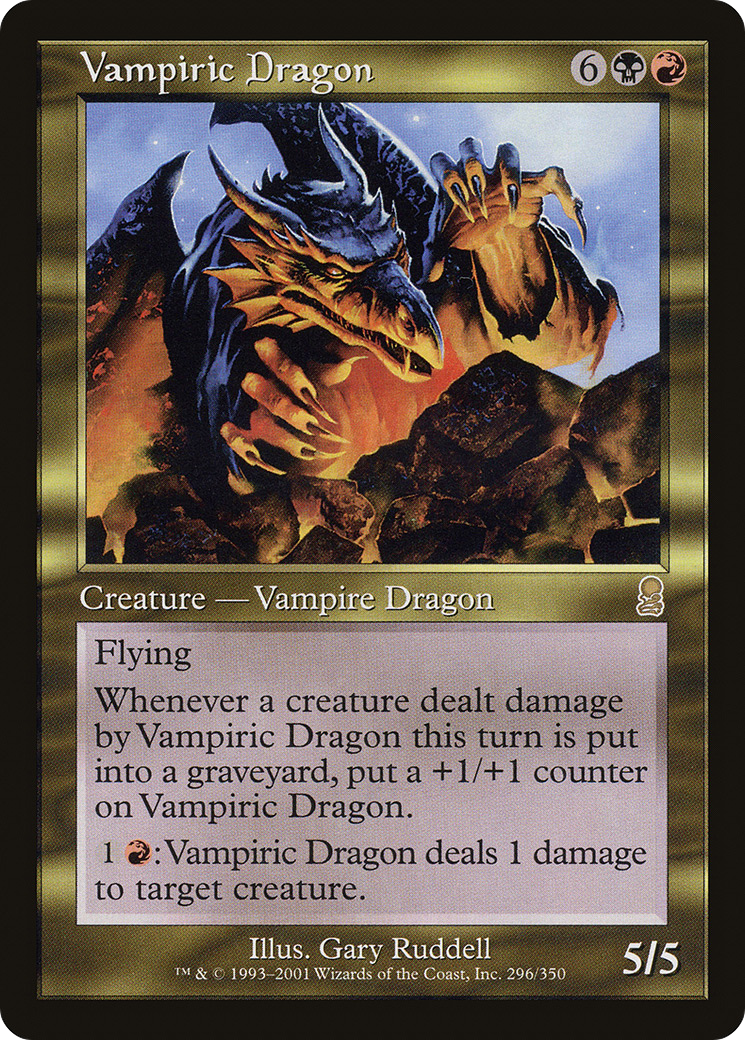 Vampiric Dragon (ODY-296) [Odyssey] Foil