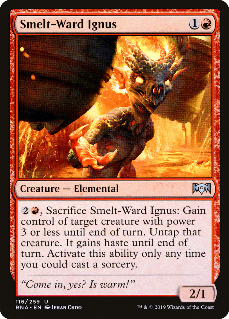Smelt-Ward Ignus (RNA-116) [Ravnica Allegiance] Foil