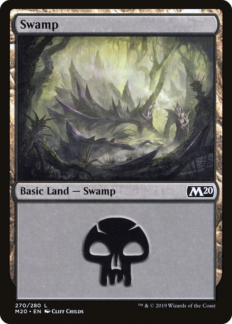 Swamp (M20-270) [Core Set 2020] Foil
