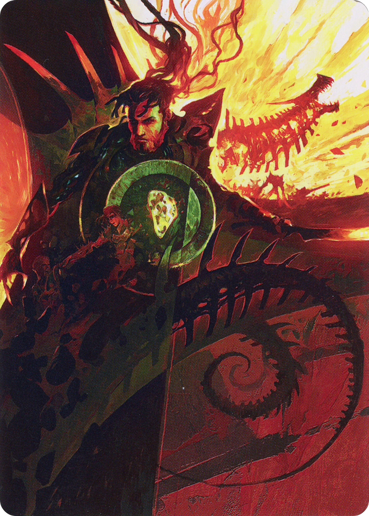 Mishra's Command // Mishra's Command (ABRO-033) (Borderless) [The Brothers' War Art Series]