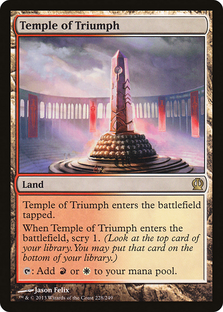 Temple of Triumph (THS-228) [Theros] Foil