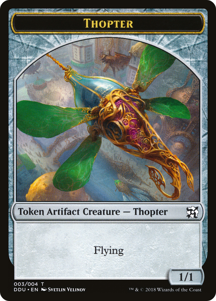 Thopter Token (DDU-003) [Duel Decks: Elves vs. Inventors Tokens]