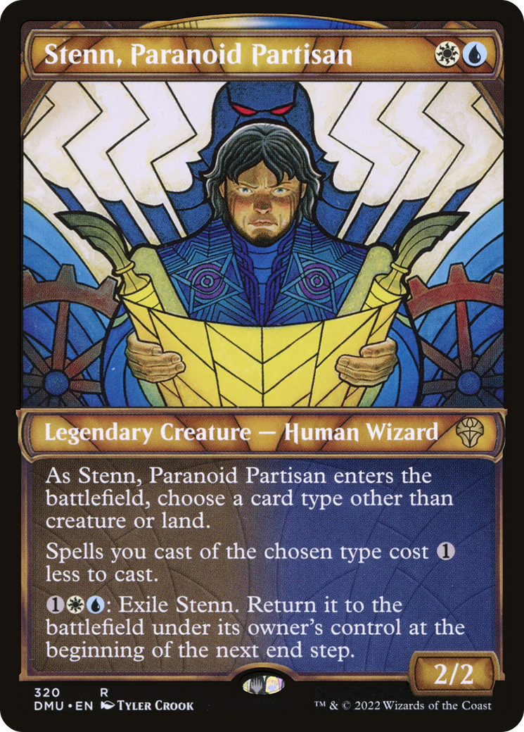 Stenn, Paranoid Partisan (Showcase) (DMU-320) [Dominaria United] Foil