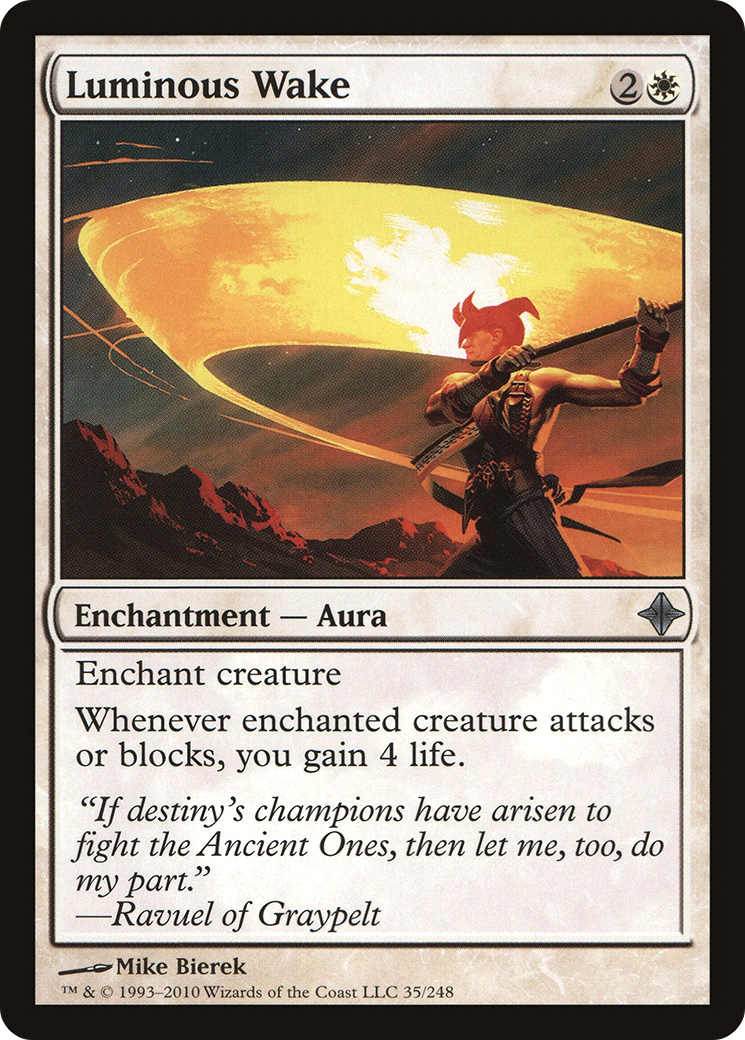 Luminous Wake (ROE-035) [Rise of the Eldrazi] Foil