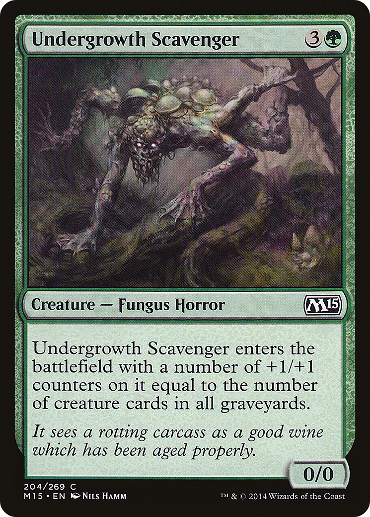 Undergrowth Scavenger (M15-204) [Magic 2015] Foil