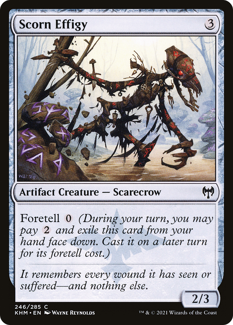 Scorn Effigy (KHM-246) [Kaldheim] Foil