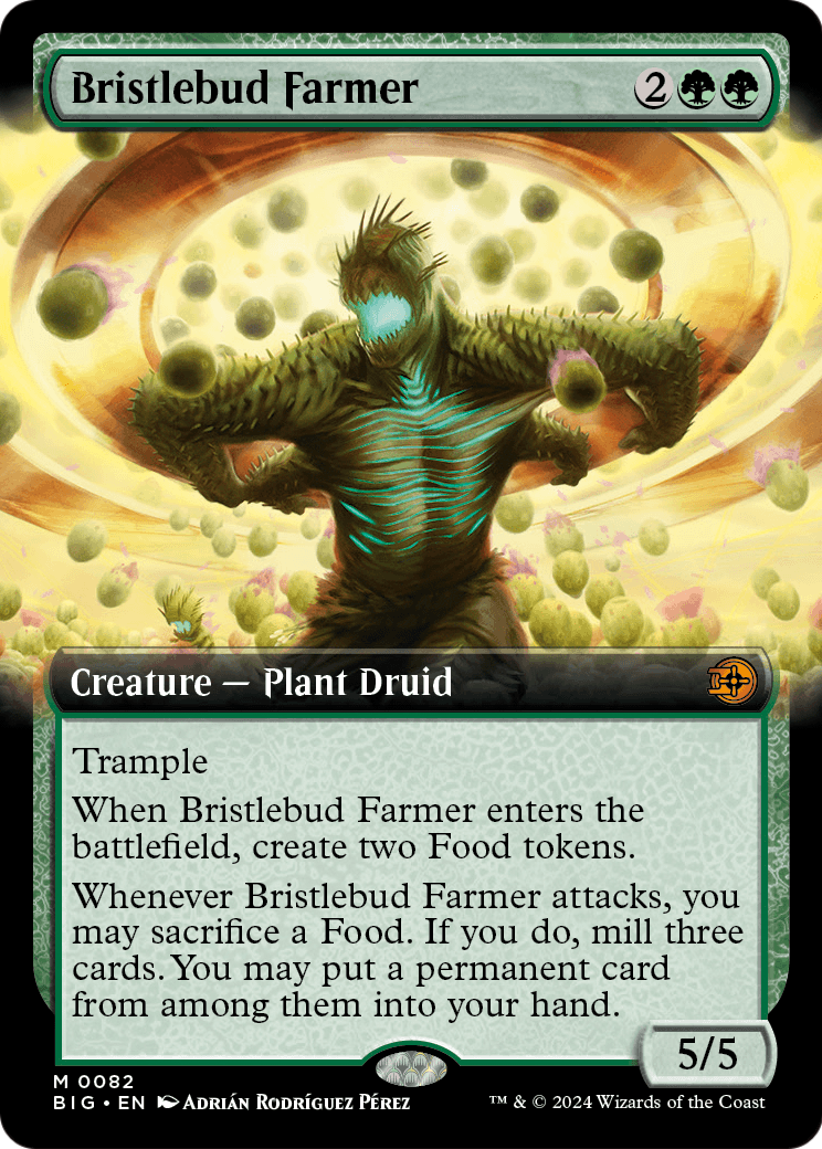 Bristlebud Farmer (Extended Art) (BIG-082) [The Big Score] Foil