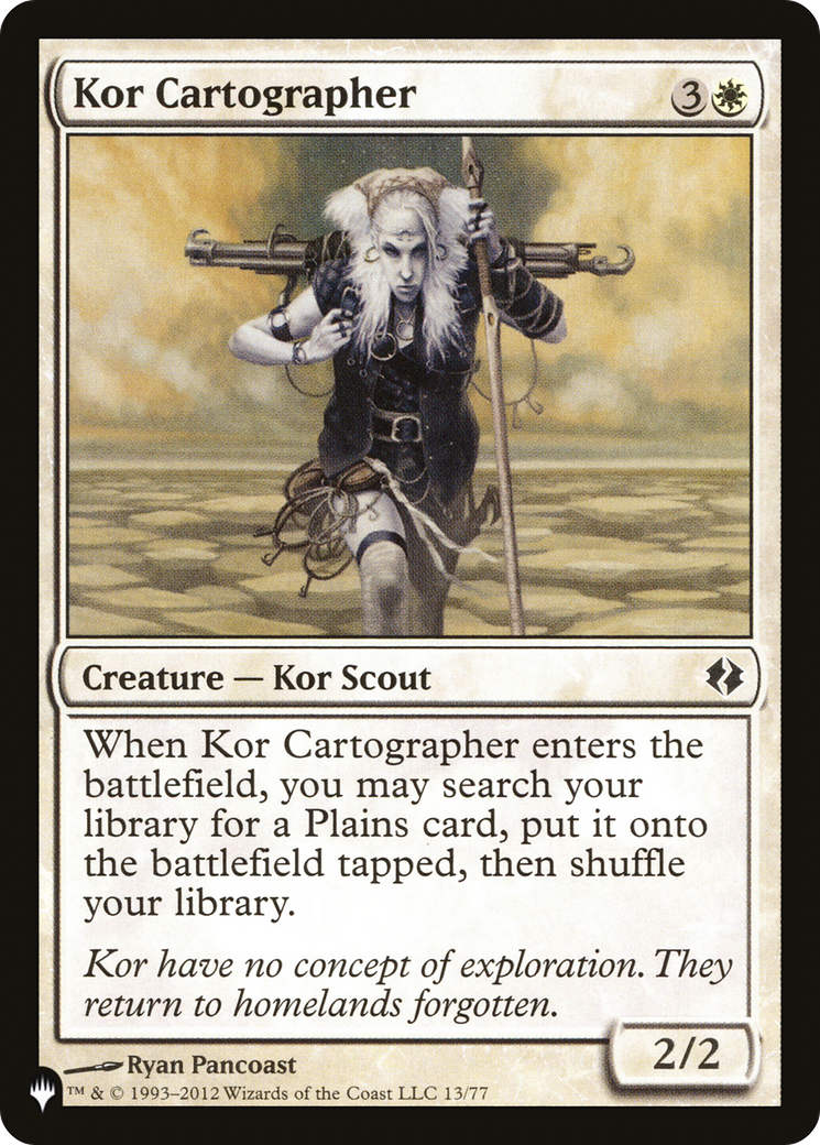Kor Cartographer (LIST-13/77) [The List]