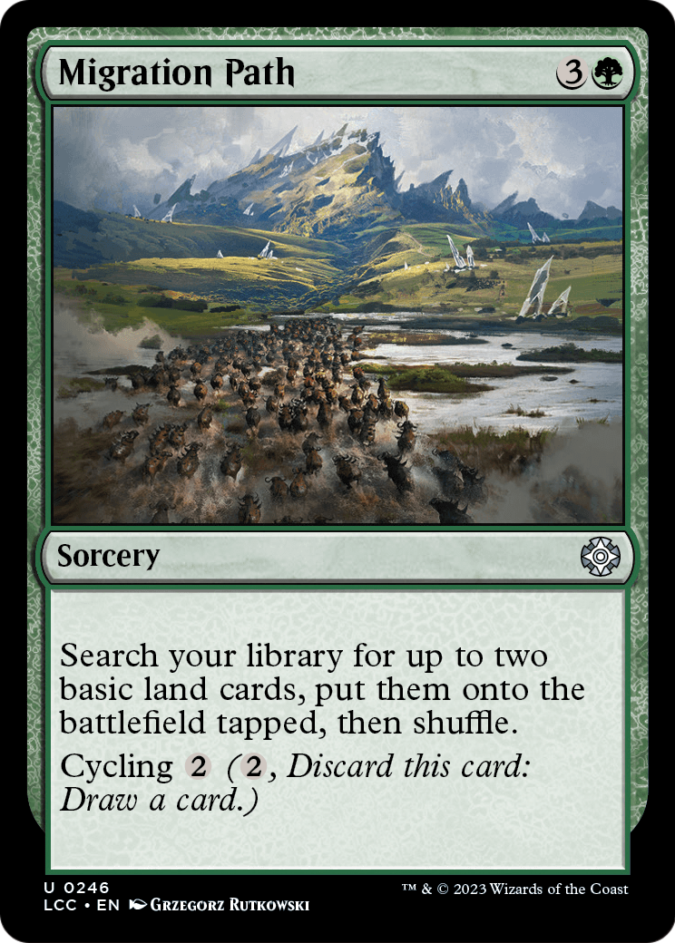 Migration Path (LCC-246) [The Lost Caverns of Ixalan Commander]