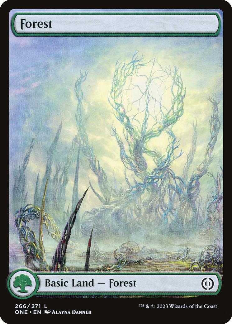 Forest (266) - Full Art (ONE-266) [Phyrexia: All Will Be One]