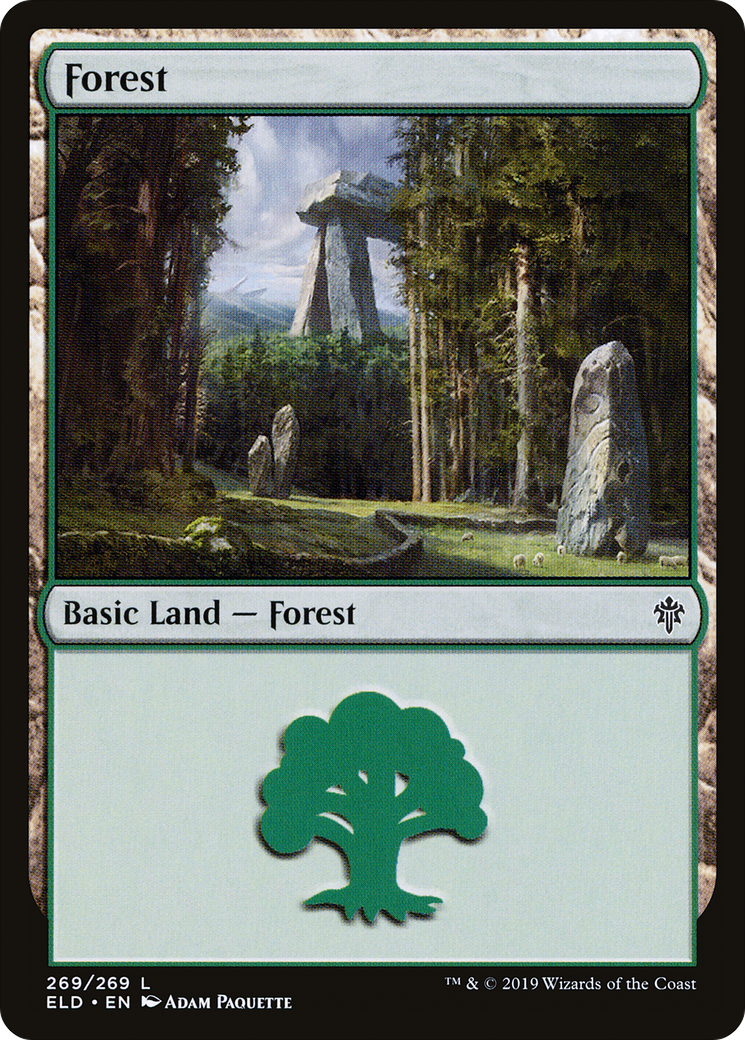 Forest (ELD-269) [Throne of Eldraine] Foil