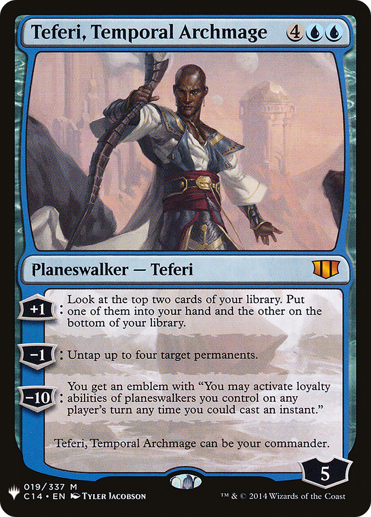 Teferi, Temporal Archmage (LIST-019) [The List]