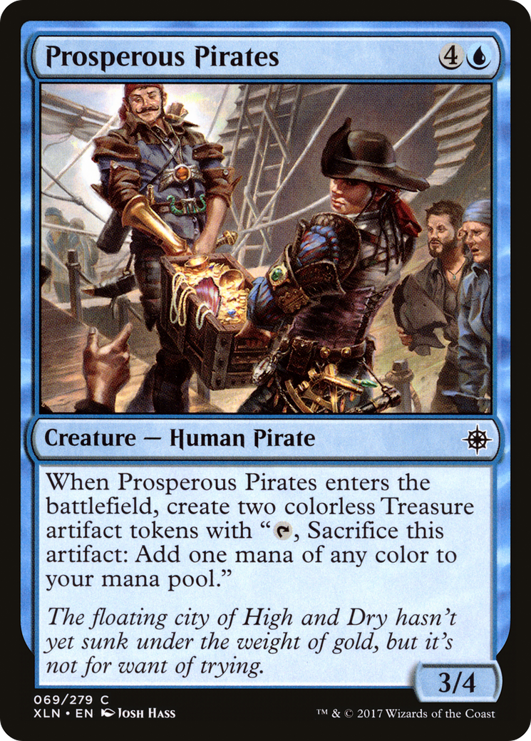 Prosperous Pirates (XLN-069) [Ixalan] Foil