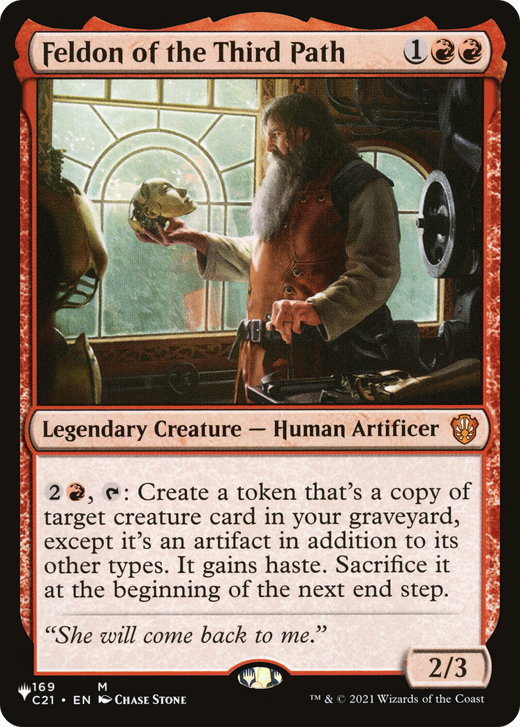 Feldon of the Third Path (LIST-169/081) [The List]