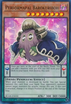 Performapal Barokuriboh (Ultra Rare) (BLMR-EN030) - Battles of Legend: Monstrous Revenge 1st Edition