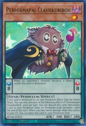 Performapal Classikuriboh (Ultra Rare) (BLMR-EN031) - Battles of Legend: Monstrous Revenge 1st Edition