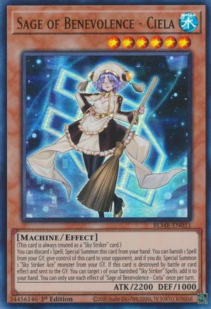 Sage of Benevolence - Ciela (Ultra Rare) (BLMR-EN051) - Battles of Legend: Monstrous Revenge 1st Edition