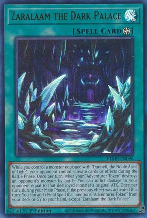 Zaralaam the Dark Palace (Ultra Rare) (BLMR-EN096) - Battles of Legend: Monstrous Revenge 1st Edition