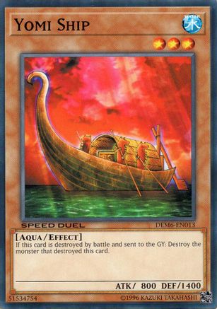 Yomi Ship (Common) (DEM6-EN013) - Speed Duel Demo Deck 2020 Unlimited