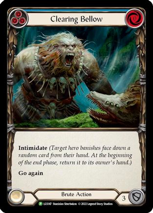 Clearing Bellow - LGS147 (LGS147) - Flesh and Blood: Promo Cards Rainbow Foil