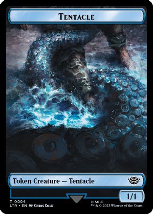 Tentacle // Food (0009) Double-Sided Token (LTR-4 // 9) [The Lord of the Rings: Tales of Middle-earth] Foil