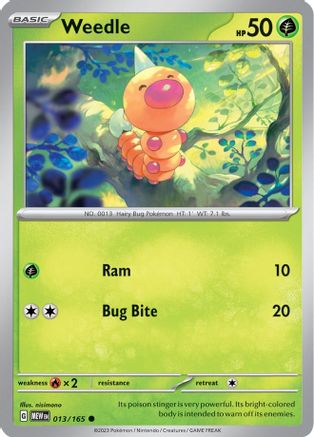 Weedle (013/165) [SV Scarlet & Violet 151] - Common
