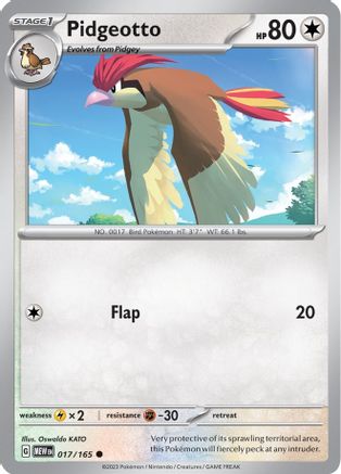 Pidgeotto (017/165) [SV Scarlet & Violet 151] - Common