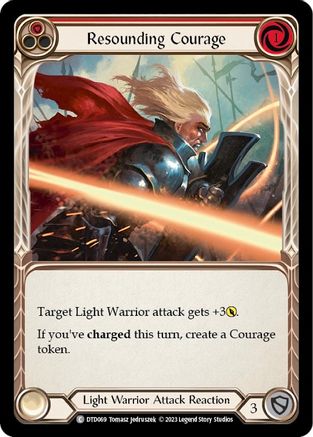 Resounding Courage (Red) (DTD069) - Dusk till Dawn