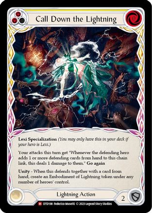 Call Down the Lightning (DTD198) - Dusk till Dawn Rainbow Foil