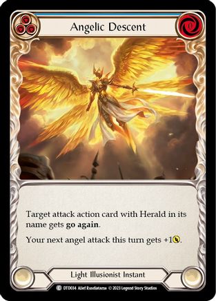 Angelic Descent (Blue) (DTD034) - Dusk till Dawn Rainbow Foil