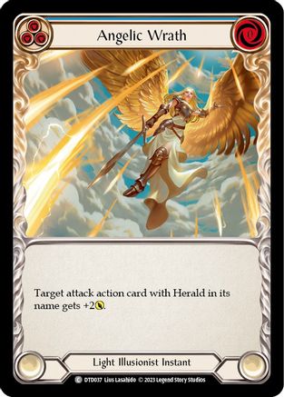 Angelic Wrath (Blue) (DTD037) - Dusk till Dawn Rainbow Foil