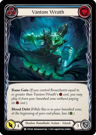 Vantom Wraith (Blue) (DTD160) - Dusk till Dawn Rainbow Foil