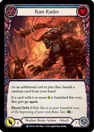 Ram Raider (Blue) (DTD114) - Dusk till Dawn Rainbow Foil