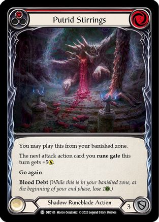 Putrid Stirrings (Red) (DTD161) - Dusk till Dawn